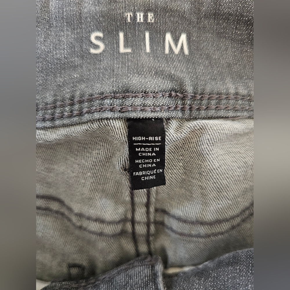 White House Black Market Classic Gray Women's Jeans Soft And Stretchy Size 2 - Picture 5 of 6